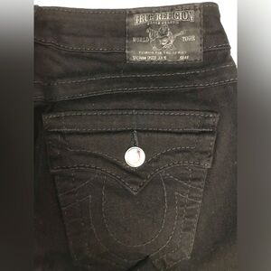 True Religion Disco Julie Black Wash Jeans
